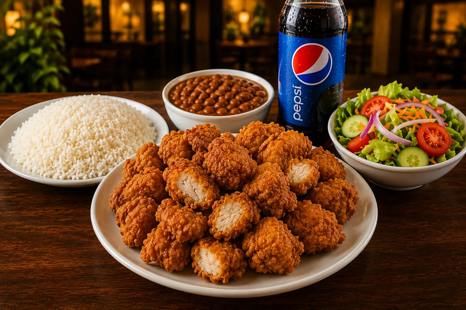 Combo 2 Fried Chicken Chunks