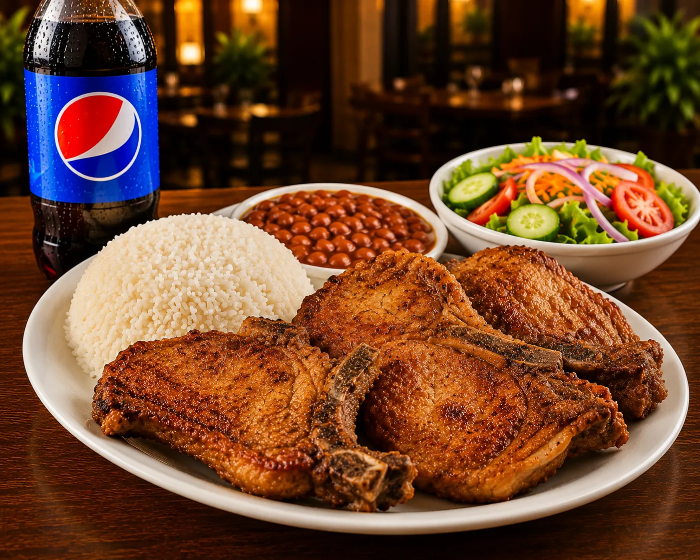 Combo 5 Fried Pork Chops