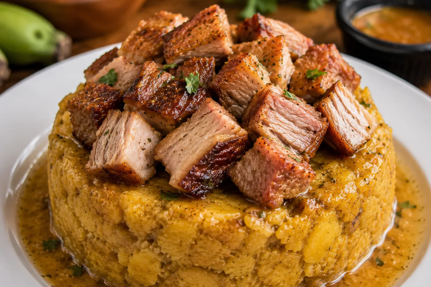 Roast Pork Mofongo
